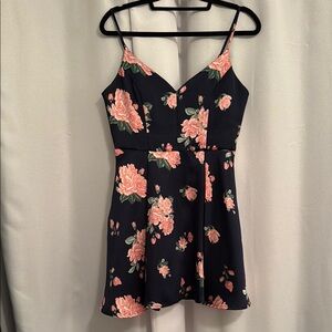 Floral Spaghetti Strap Dress